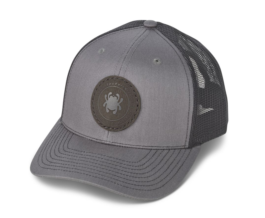 Accessories Spyderco  | Trucker Hat Charcoal/Black With Spyderco Patch